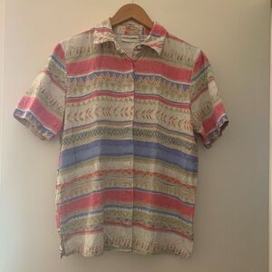 Alfred Dunner button down top size 10
